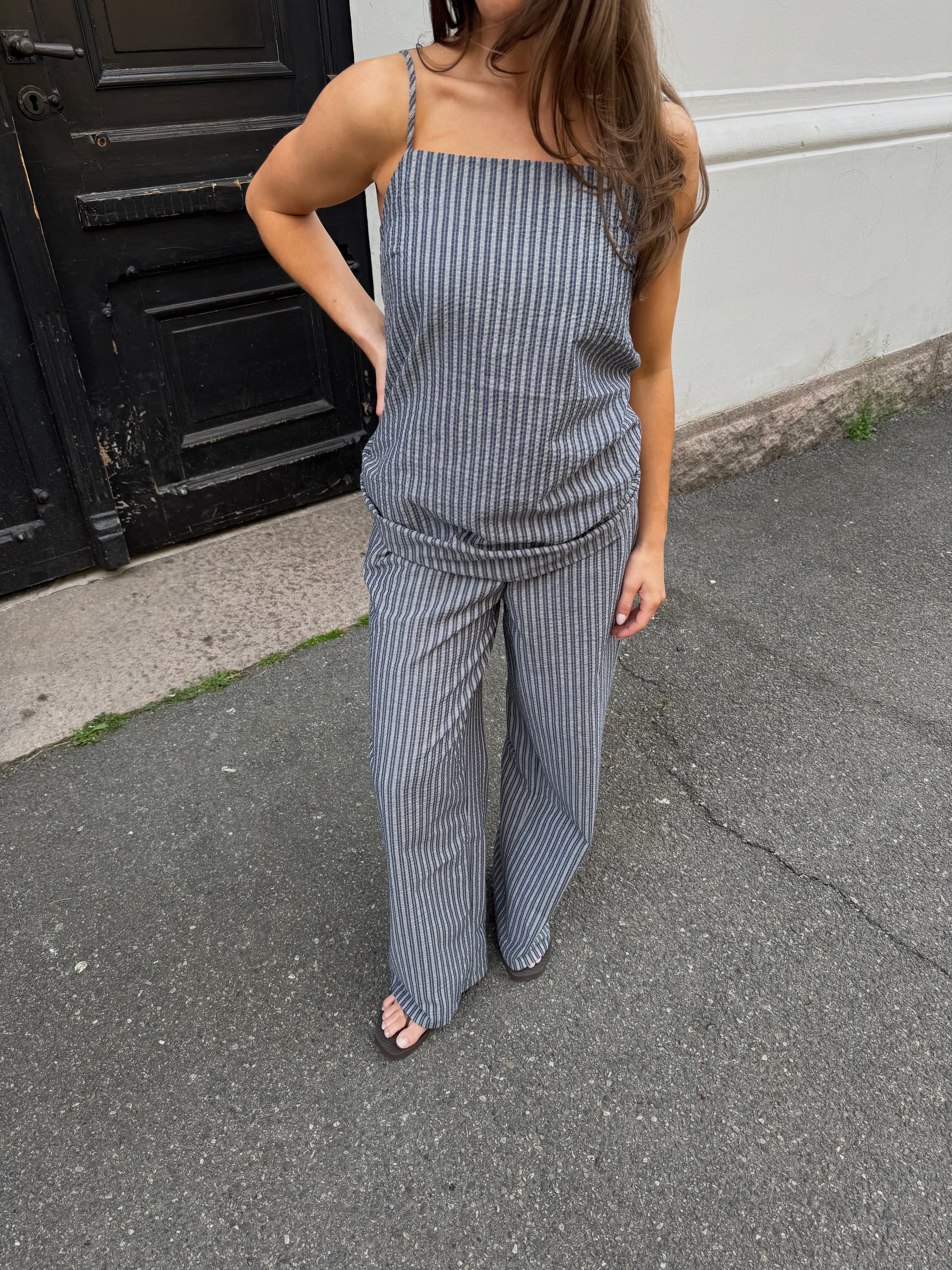 OBJLUNIA Trousers - Dark Denim